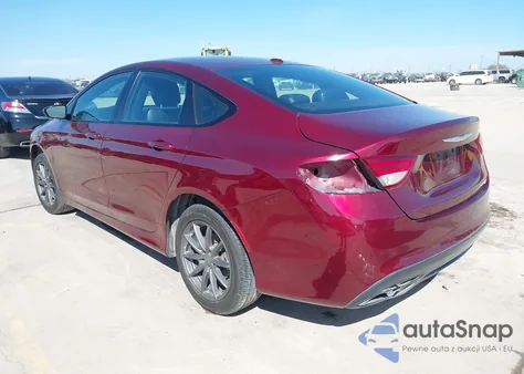 2015 Chrysler 200 S z USA, uszkodzony, nr VIN 1C3CCCBB3FN751419